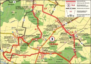 Radroute 3 - Berge und Wälder (19,8 km)